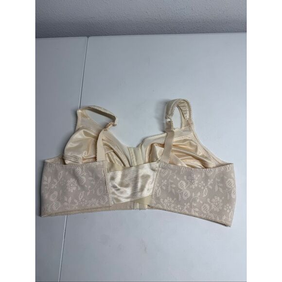 Playtex 469518 Hour Ultimate Shoulder Comfort Beige  Wireless Bra Sz 46C - Picture 6 of 13